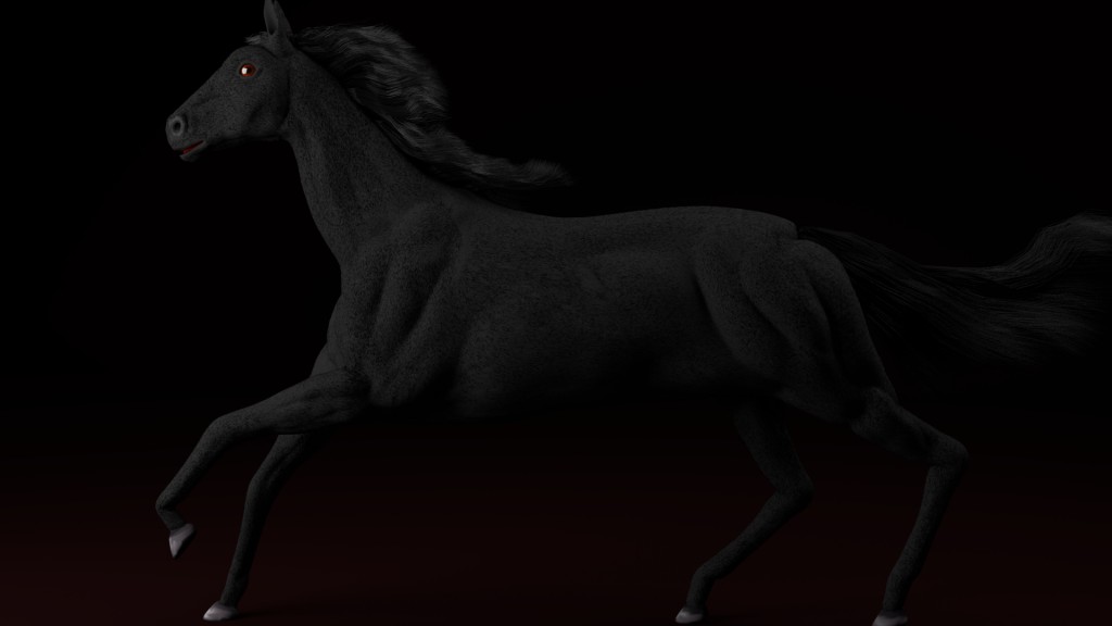 Realistic Horse Mesh (Rigged) preview image 3